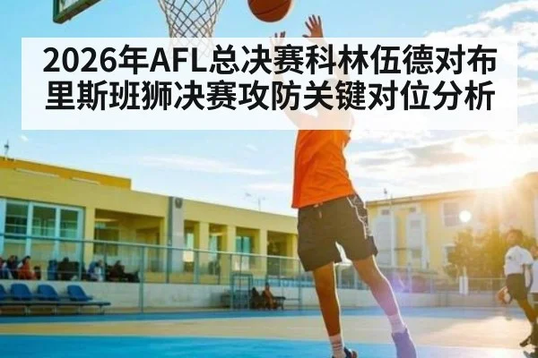 2026年AFL总决赛科林伍德对布里斯班狮决赛攻防关键对位分析 - 9Game